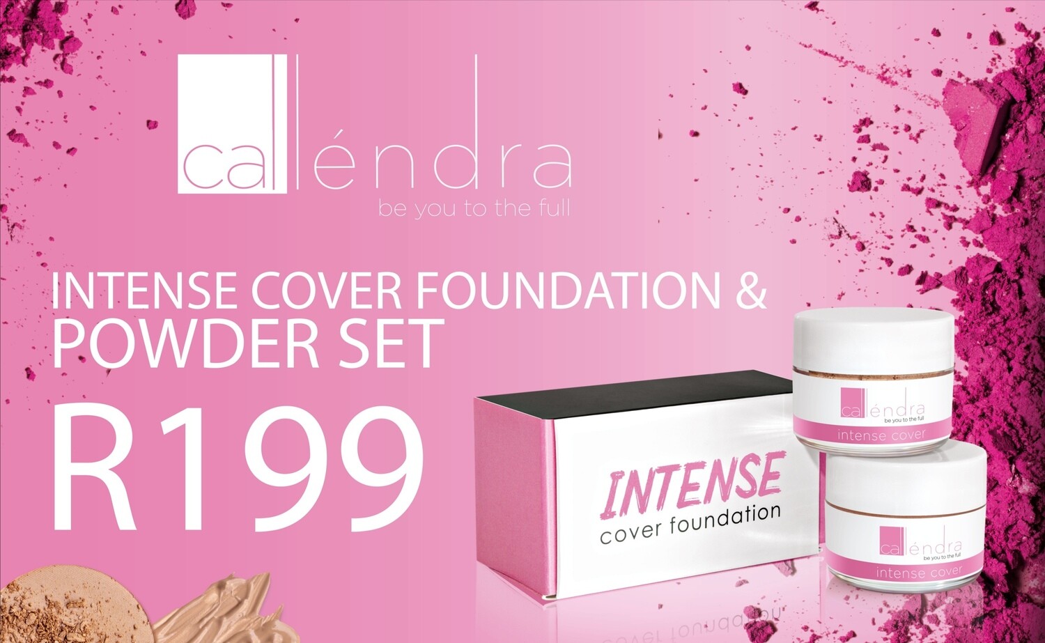 Trulab Cosmetics Callendra Intense Cover Foundation & Powder sets – Team @ Tru Lab
